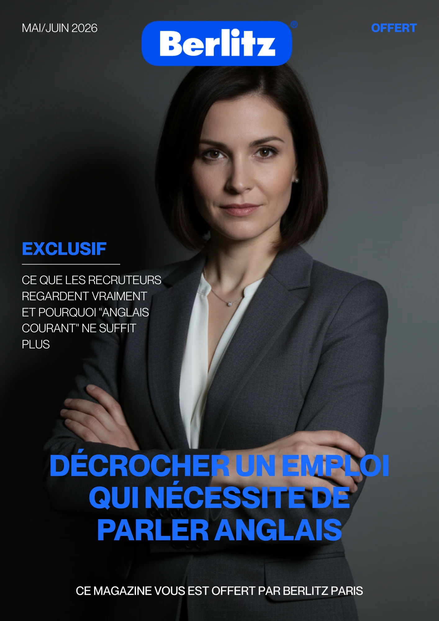 Couverture du guide Berlitz : Décrocher un emploi qui nécessite de parler anglais
